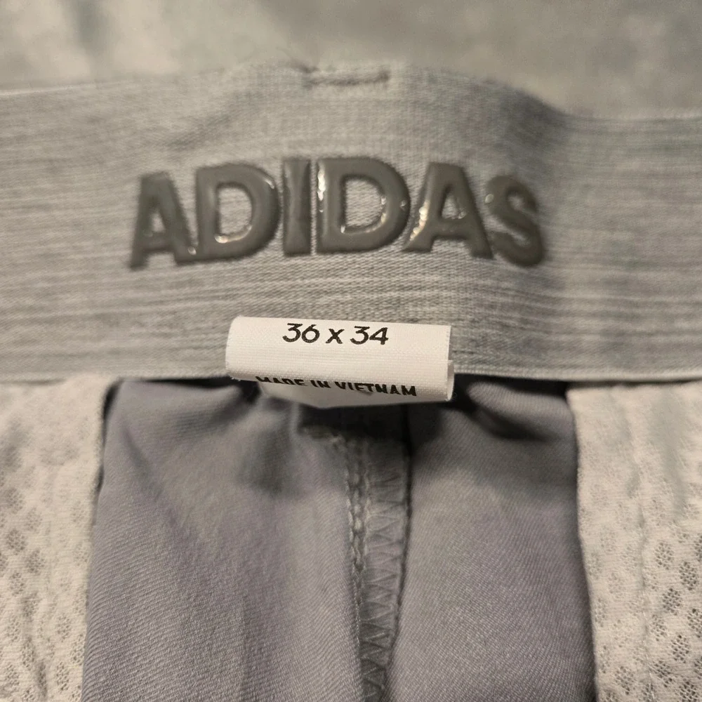 Adidas Ultimate365 Mens Golf Pants Grey 36x34 RN88387 Stretch‎ Performance